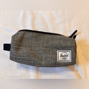 Herschel Supply Company Black and Gray Toiletry Bag
